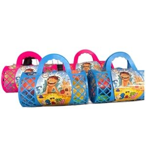 NEW Kids Sand Play Set – Basket Tote w/ Toys & Molds | Blue or Pink 🎉